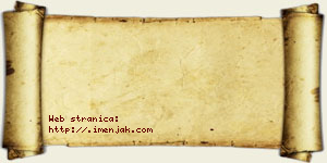 Isidor Stojadinović vizit kartica